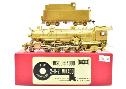 HO Brass Key Imports SLSF - Frisco 2-8-2 Mikado #4000