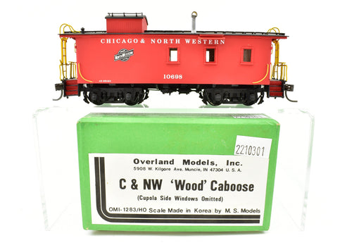 HO Brass OMI - Overland Models, Inc. C&NW - Chicago & North Western Wood Caboose CP