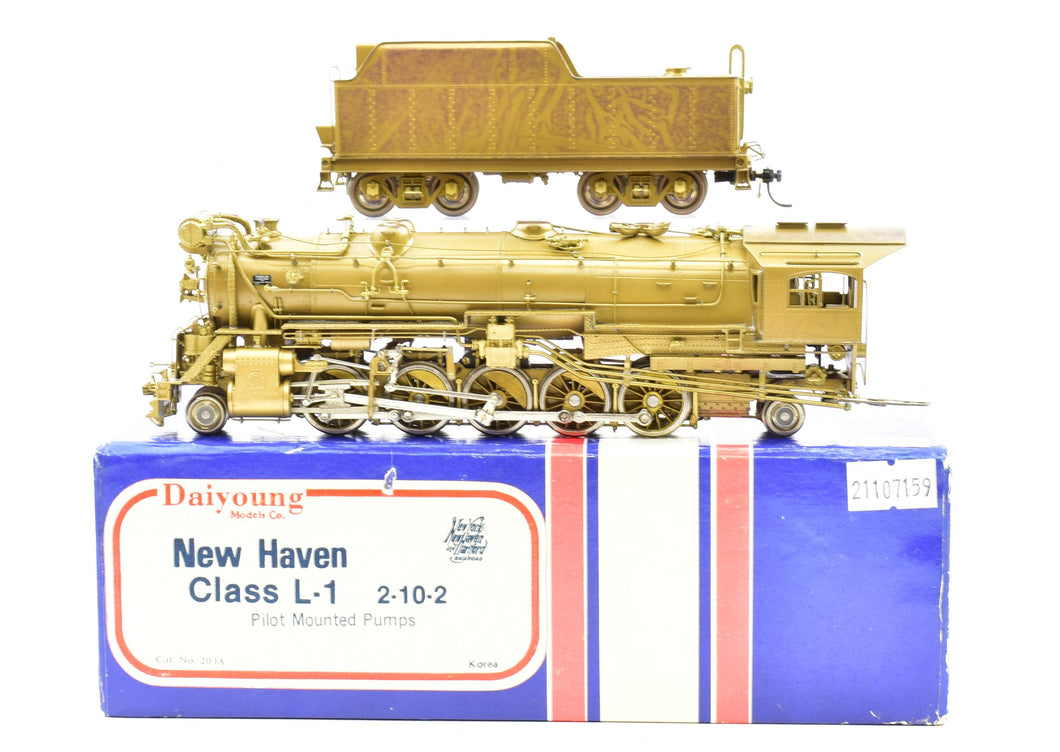 HO Brass NJ Custom Brass NY, NH, & H - New Haven Class L-1 2-10-2