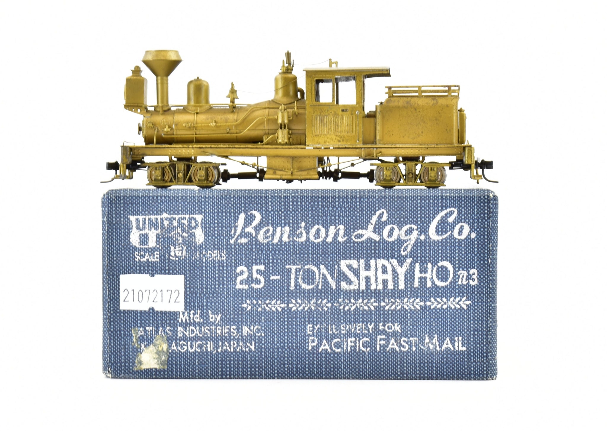 HOn3 Brass PFM - United Benson Logging Co. 2-Truck 25-Ton Shay