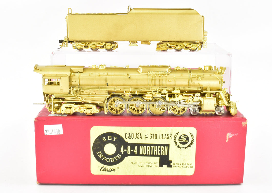 HO Brass Key Imports C&O - Chesapeake & Ohio J-3a 610 Class 4-8-4 Gree –  ReSourced Rails