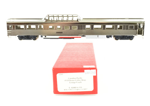 HO Brass SOVAN - S. Soho & Co. /Van Hobbies #2203 CP - Canadian Pacific No. 510 Dome-Coffee Shop-Lounge-Coach
