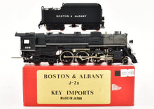 Load image into Gallery viewer, HO Brass Key Imports B&amp;A - Boston &amp; Albany J-2b 4-6-4 Hudson Factory Painted Square Dome
