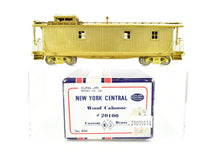 Load image into Gallery viewer, HO Brass NJ Custom Brass NYC - New York Central #20100 Wood Caboose
