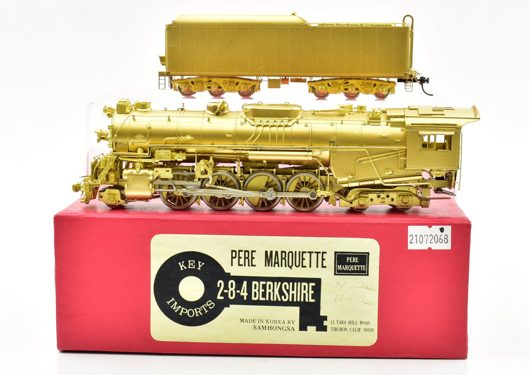 HO Brass Key Imports PM - Pere Marquette  2-8-4 Berkshire