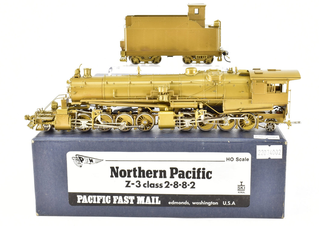 HO Brass PFM - SKI NP - Northern Pacific Class Z-3 2-8-8-2 1985 Run