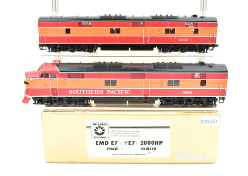 HO Brass Oriental Limited Southern Pacific EMD E7 A/B 2000 HP Phase I Factory Painted  
