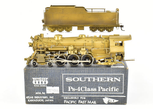 HO Brass PFM - United SOU - Southern Railway PS-4 4-6-2 Pacific Last Run Can Motor Upgrade