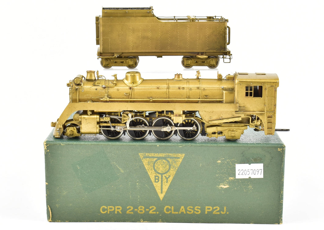 HO Brass PFM - Toby CPR - Canadian Pacific Railway 2-8-2 Class P-2J Mikado