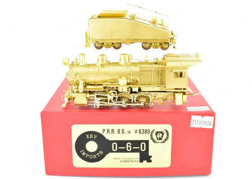 HO Brass Key Imports PRR - Pennsylvania Railroad B6sb 0-6-0 #6380