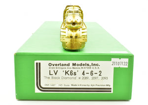 HO Brass OMI - Overland Models, Inc. LV - Lehigh Valley K-6s 4-6-2 Streamlined "The Black Diamond"