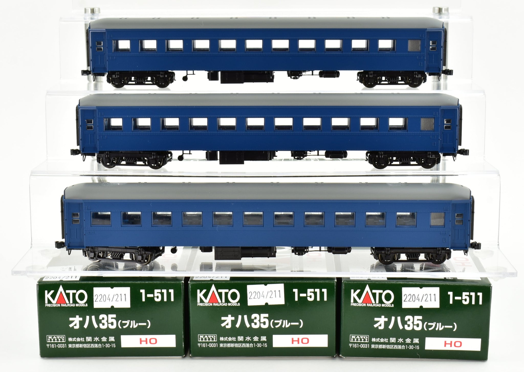 J Scale CON Kato JNR - Japanese National Railways OHA-35 Set of 3