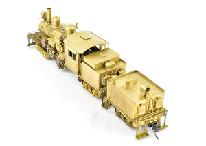 HO Brass PFM - United 2-Truck Logging Climax Geared Locomotive with Extra Tender