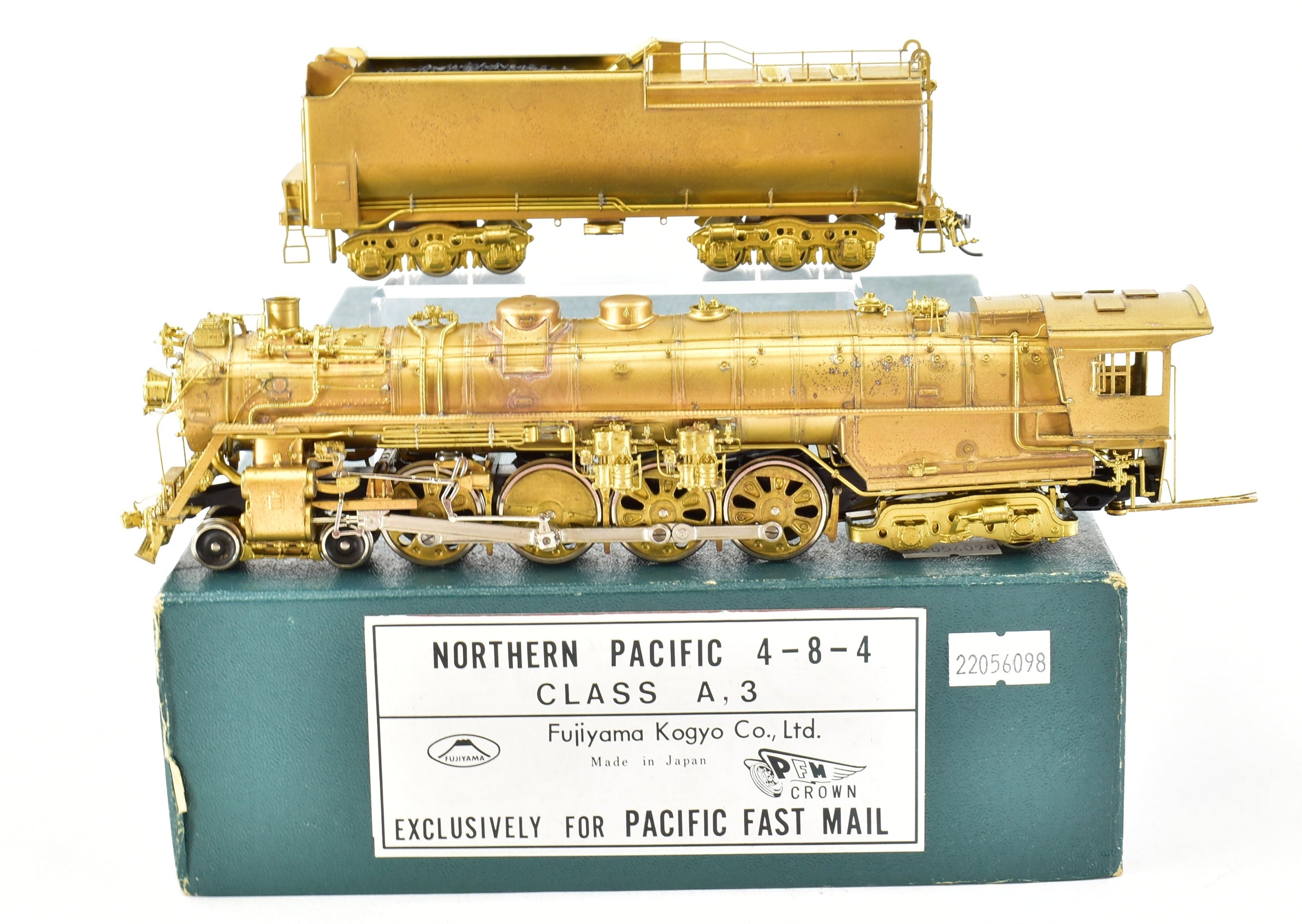 鉄道模型 Fujiyama Kogyo N.P 4-8-4 CLASS A.5 HO Brass PFM - Fujiyama NP - Northern Pacific 4-8-4 Class A