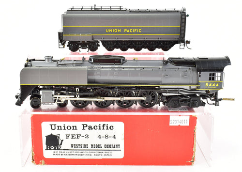 HO Brass Westside Model Co. UP - Union Pacific Class FEF-2 4-8-4 Pro-Paint No. 8444