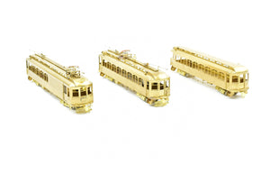 HO Brass Oriental Limited Electric And Traction - S. & I.E.R.R. - Spokane & Inland Empire Railroad 3 Car Set