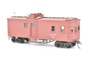 HO Brass Key Imports ATSF - Santa Fe Open Air Seats "Hollywood" Caboose Pro Painted No. 951