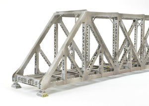 HO Brass OMI - Overland Models, Inc C&S - Colorado & Southern or CB&Q - Burlington Route 126' Thru-Truss Bridge FP Silver