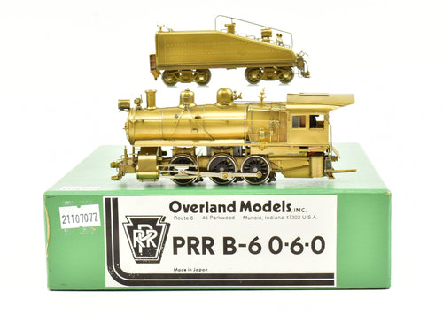 HO Brass OMI - Overland Models Inc. PRR - Pennsylvania Railroad B-6 0-6-0