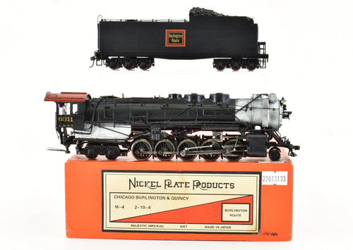 HO Brass NPP - Nickel Plate Products CB&Q - Burlington Route 2-10-4 Class M-4 Custom Paint
