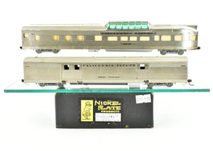 HO Brass NPP - Nickel Plate Products CB&Q - Burlington Route WP & D&RGW California Zephyr Dome-Observation Baggage Set