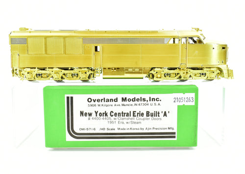 HO Brass OMI - Overland Models Inc. NYC - New York Central Erie Built A