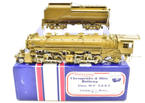 HO Brass NJ Custom Brass C&O - Chesapeake & Ohio Class H-4 2-6-6-2