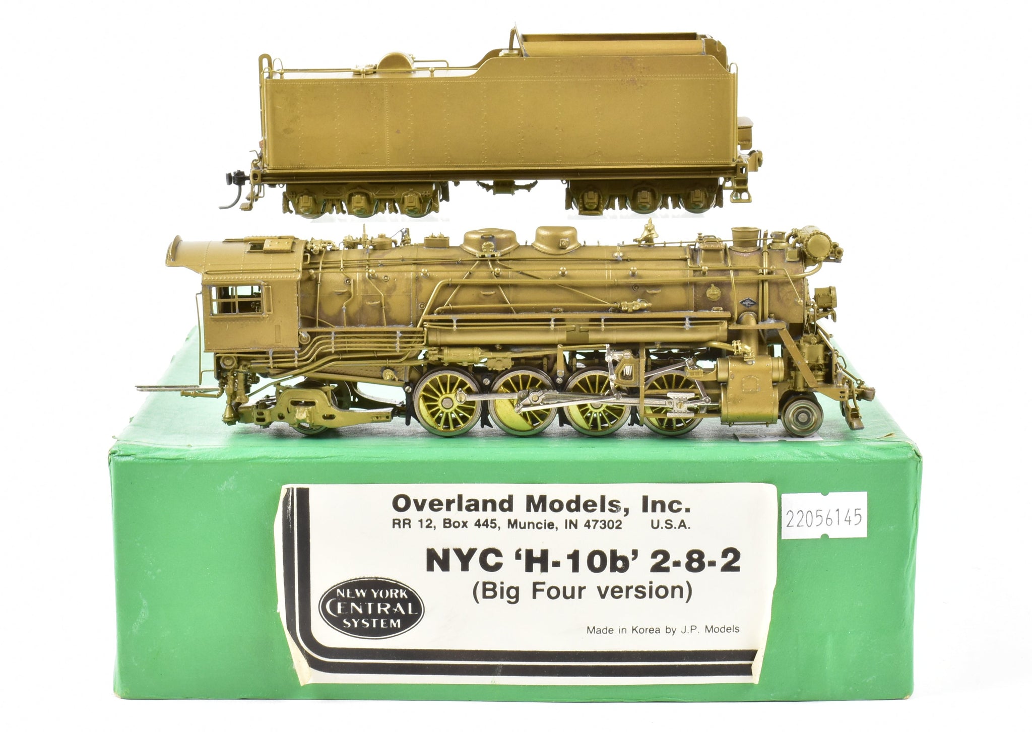 HO Brass OMI - Overland Models NYC - New York Central H-10b 2-8-2 