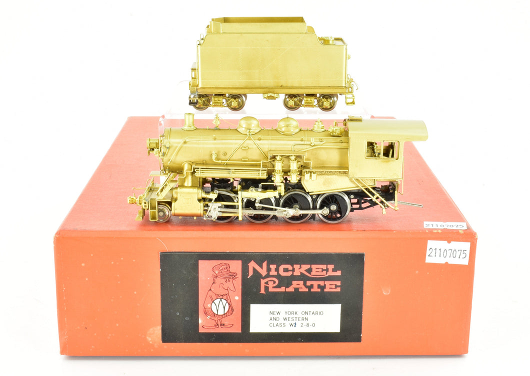 HO Brass NPP - Nickel Plate Products NYO&W - New York Ontario & Western Class W-2 2-8-0 Side Mounted Air Pumps