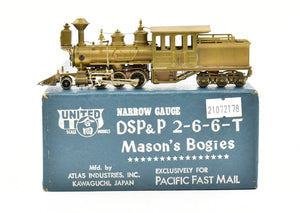 HOn3 Brass PFM - United DSP&P - Denver South Park & Pacific Mason Bogie 2-6-6-T