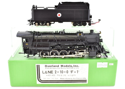 HO Brass OMI - Overland Models L&N - Louisville & Nashville F-1 2-10-0 FP No. 401