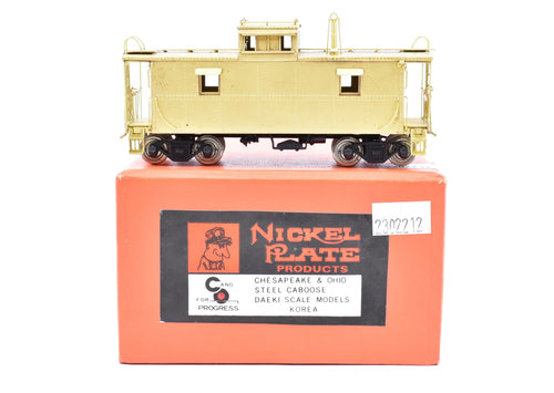 HO Brass NPP - Nickel Plate Products C&O - Chesapeake & Ohio Steel Caboose