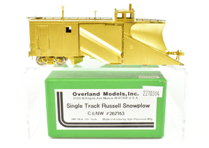 HO Brass OMI - Overland Models, Inc. C&NW - Chicago & North Western #262763 Single Track Russell Snowplow #