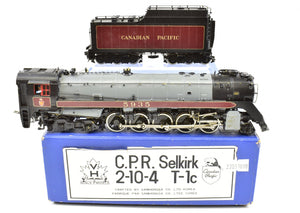 HO Brass VH - Van Hobbies CPR - Canadian Pacific Railway T-1c 2-10-4 Selkirk Custom Painted