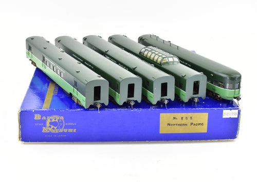 HO Brass Balboa NP - Northern Pacific 5-Car Passenger Set Factory Painted