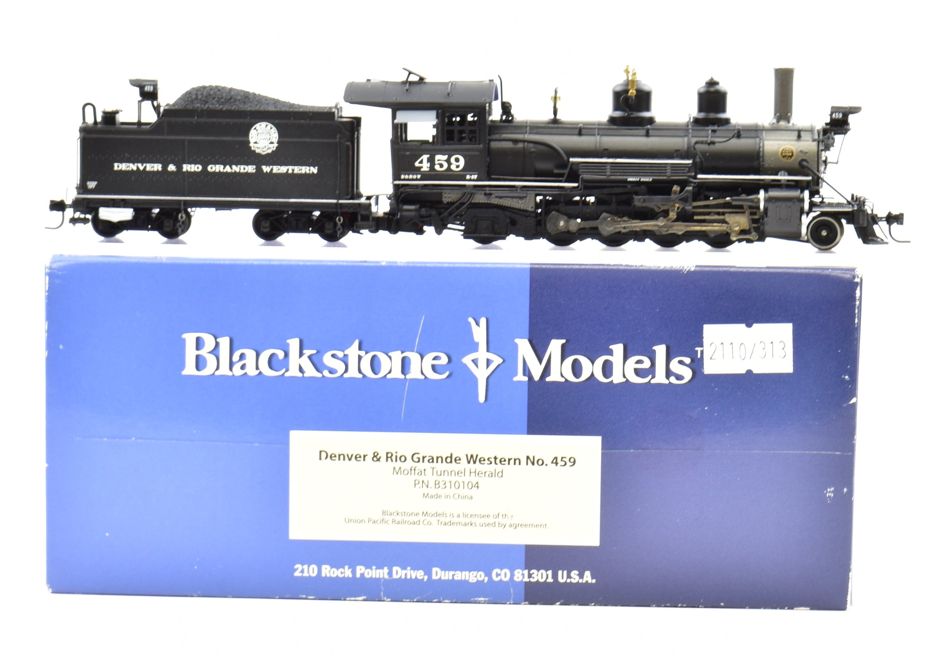 HOn3 CON Blackstone Models D&RGW - Denver & Rio Grande Western K