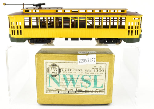 HO Brass NWSL - Northwest Short Line TCRT - Twin Cities Rapid Transit Standard Car 1300 Trolley
