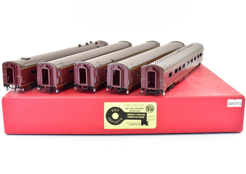 HO Brass Key Imports N&W - Norfolk & Western 5-Car Powhatan Arrow Passenger Set FP CS#87