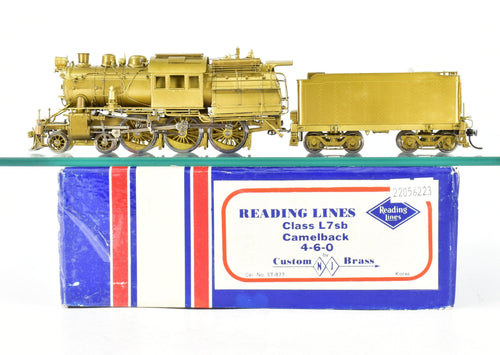HO Brass NJ Custom Brass RDG - Reading L7sb  4-6-0 