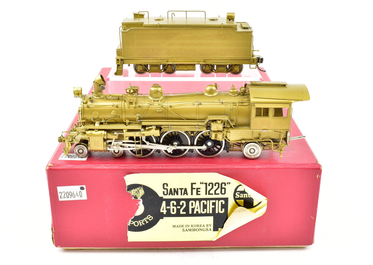 HO Brass Key Imports ATSF - Santa Fe 1226 4-6-2 Pacific – ReSourced Rails