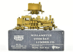 HO Brass PFM - United 3-Truck Willamette Coos Bay Lumber Co. Geared Locomotive