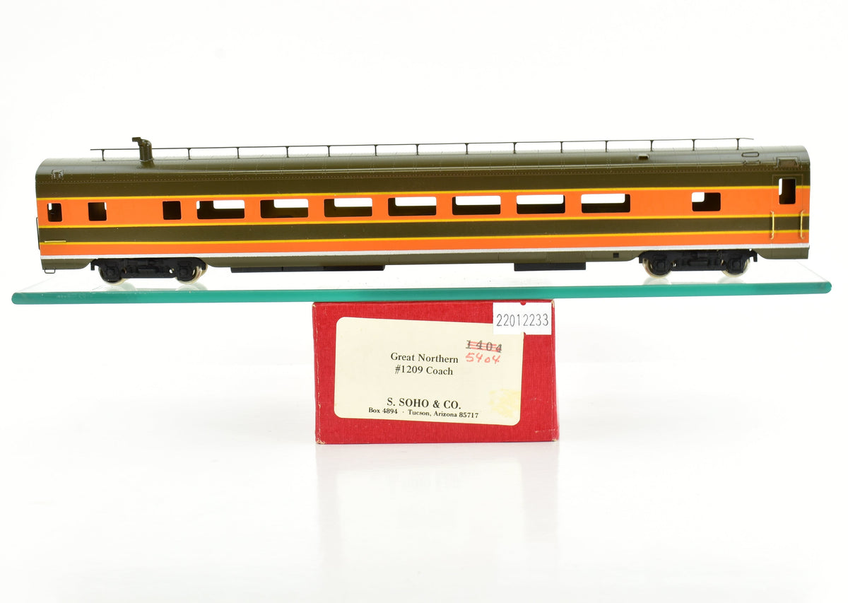 HO Brass S. Soho & Co. GN - Great Northern #1209 Coach Custom Painted ...
