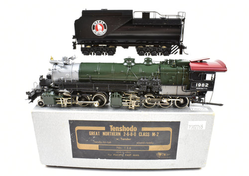 HO Brass PFM - Tenshodo GN - Great Northern 2-6-8-0 Class M-2 1973 Run