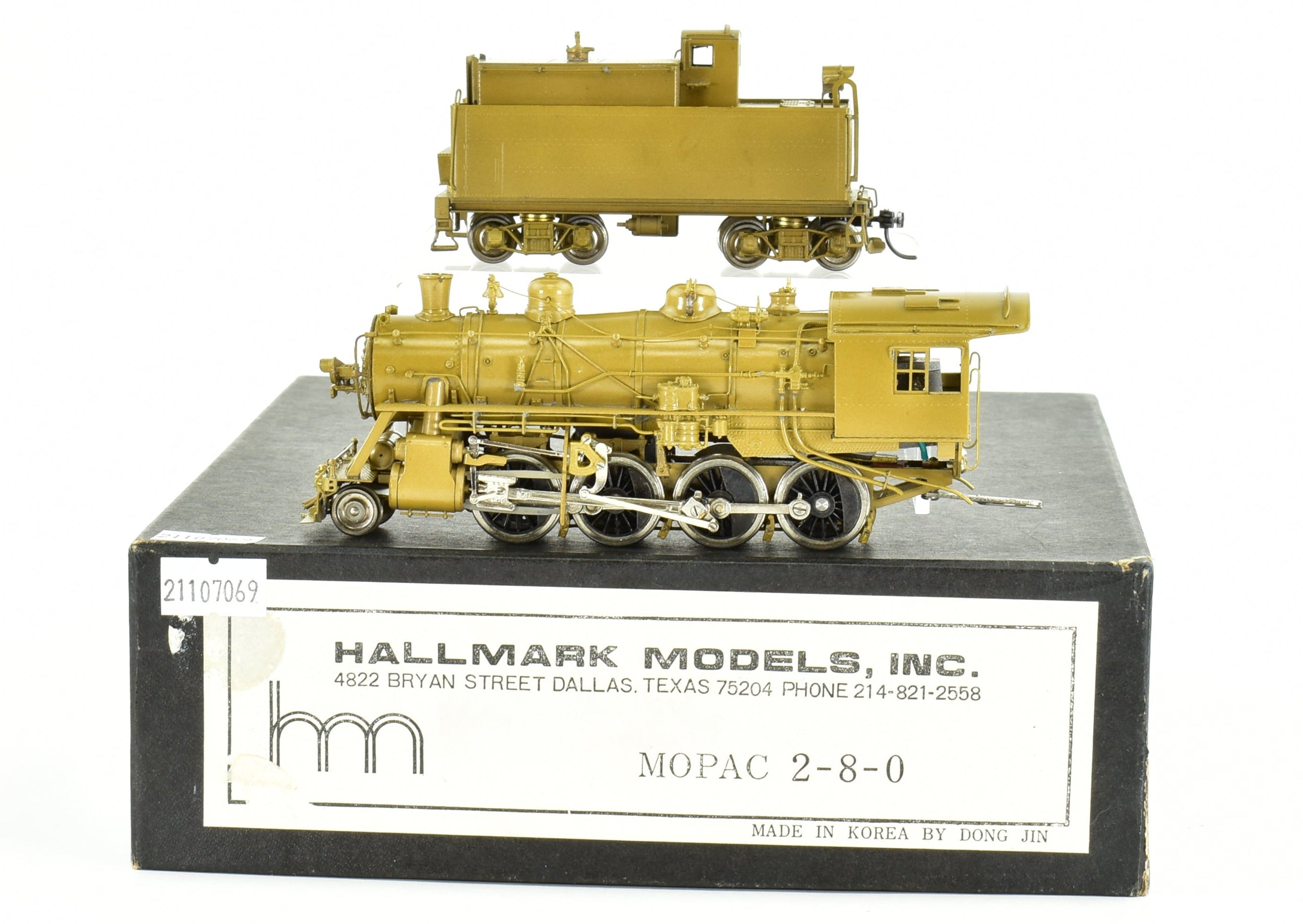HO Brass Hallmark Models MP - Missouri Pacific 2-8-0 New