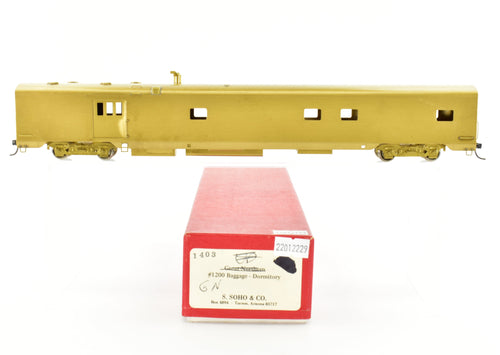 HO Brass S. Soho & Co.  GN - Great Northern Empire Builder #1200 Baggage - Dormitory Car