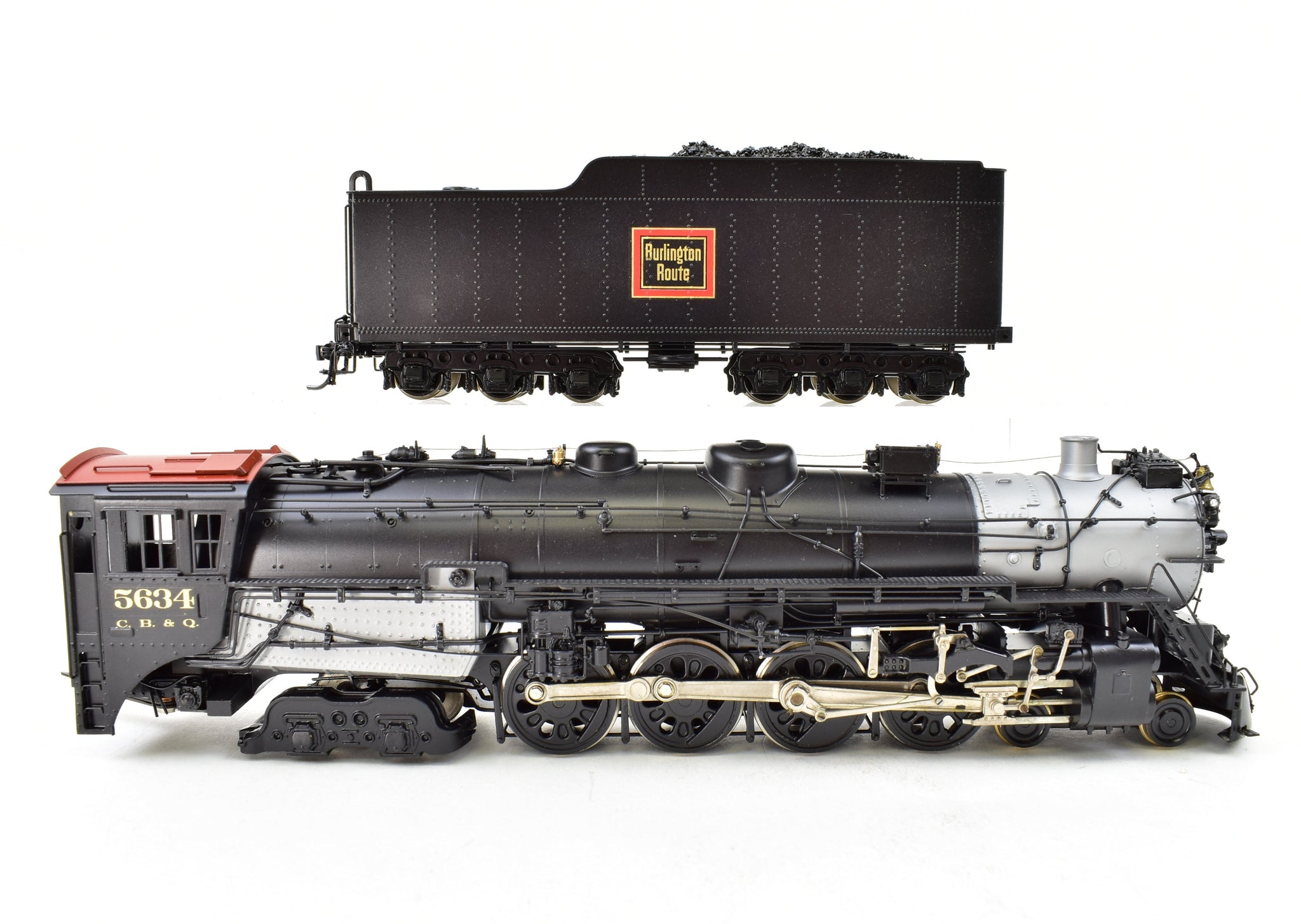 HO Brass CON PFM - Toby CB&Q - Burlington Route 4-8-4 Class O-5a