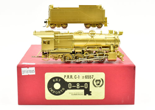 HO Brass Key Imports PRR - Pennsylvania Railroad C-1 0-8-0 #6557