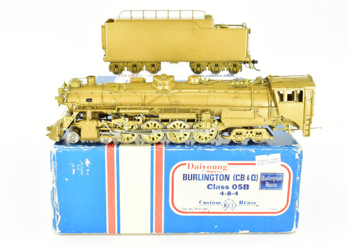 HO Brass NJ Custom Brass CB&Q - Burlington Route Class O5B 4-8-4