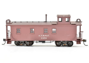 HO Brass Trains Inc. ATSF - Santa Fe Wood Caboose Custom Painted & Weathered