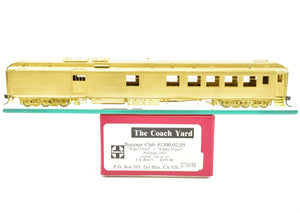 HO Brass TCY - The Coach Yard ATSF - Santa Fe Heavyweight Baggage Club #1300, 02, 05